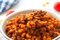 Homemade Beefy Mac Skillet