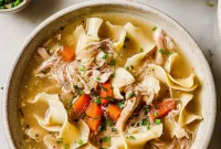Effortless Slow Cooker Chicken Noodle Comfort