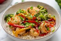 Zesty Shrimp Wok