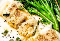 Pan-Seared Garlic Butter Haddock