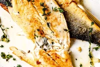 Succulent Garlic Butter Sea Bass Recipe