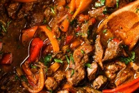 Melt-in-Your-Mouth Slow Cooker Pepper Steak
