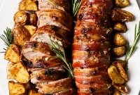 Sizzling Bacon-Wrapped Pork Perfection