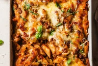Hearty Beef & Ziti Bake