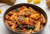One-Pot Instant Pot Rigatoni with Sausage