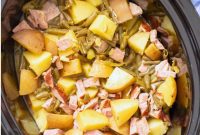 Hearty Ham and Green Bean Potatoes