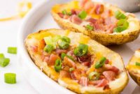 Loaded Air Fryer Potato Skins