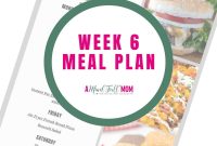 Week 6: Optimized Eating Plan