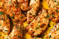 Golden Garlic Butter Chicken Tenders
