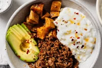 Zesty Cottage Cheese Taco Power Bowl