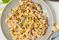Comforting Ground Beef Stroganoff