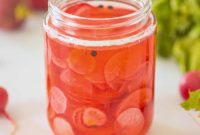 Vibrant Pickled Radishes