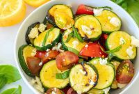 Zesty Grilled Zucchini and Corn Salad