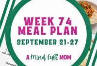 Fresh Flavors: Week 74 Meal Guide