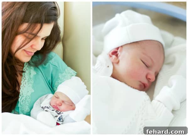 Olivia, the author, lovingly holding her newborn nephew, Bento.