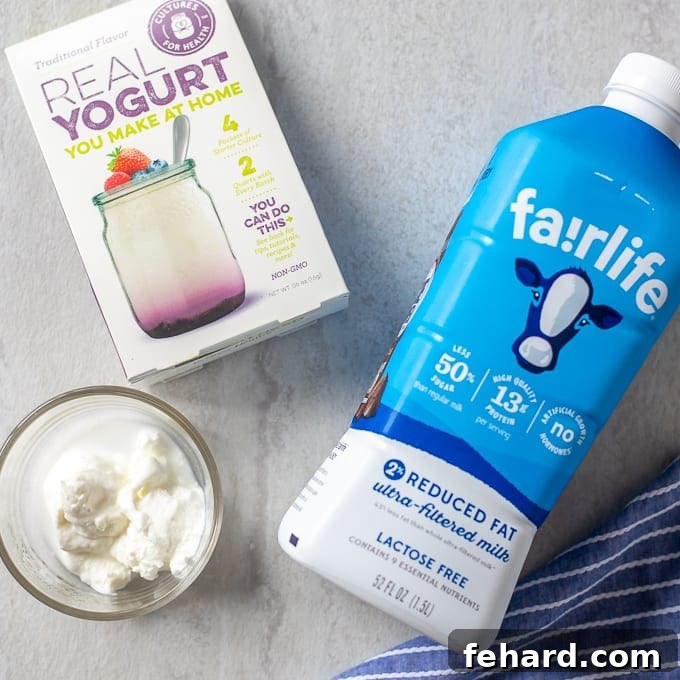 Ultra Pasteurized Milk, yogurt starter and yogurt 