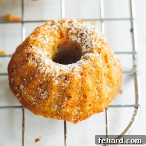 Lezzetli Suçsuz Mini Havuçlu Bundt Kek