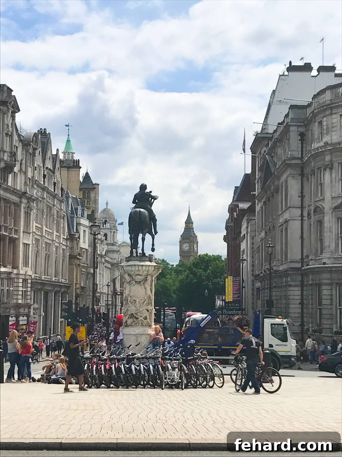 A quaint and charming street scene in a historic part of London