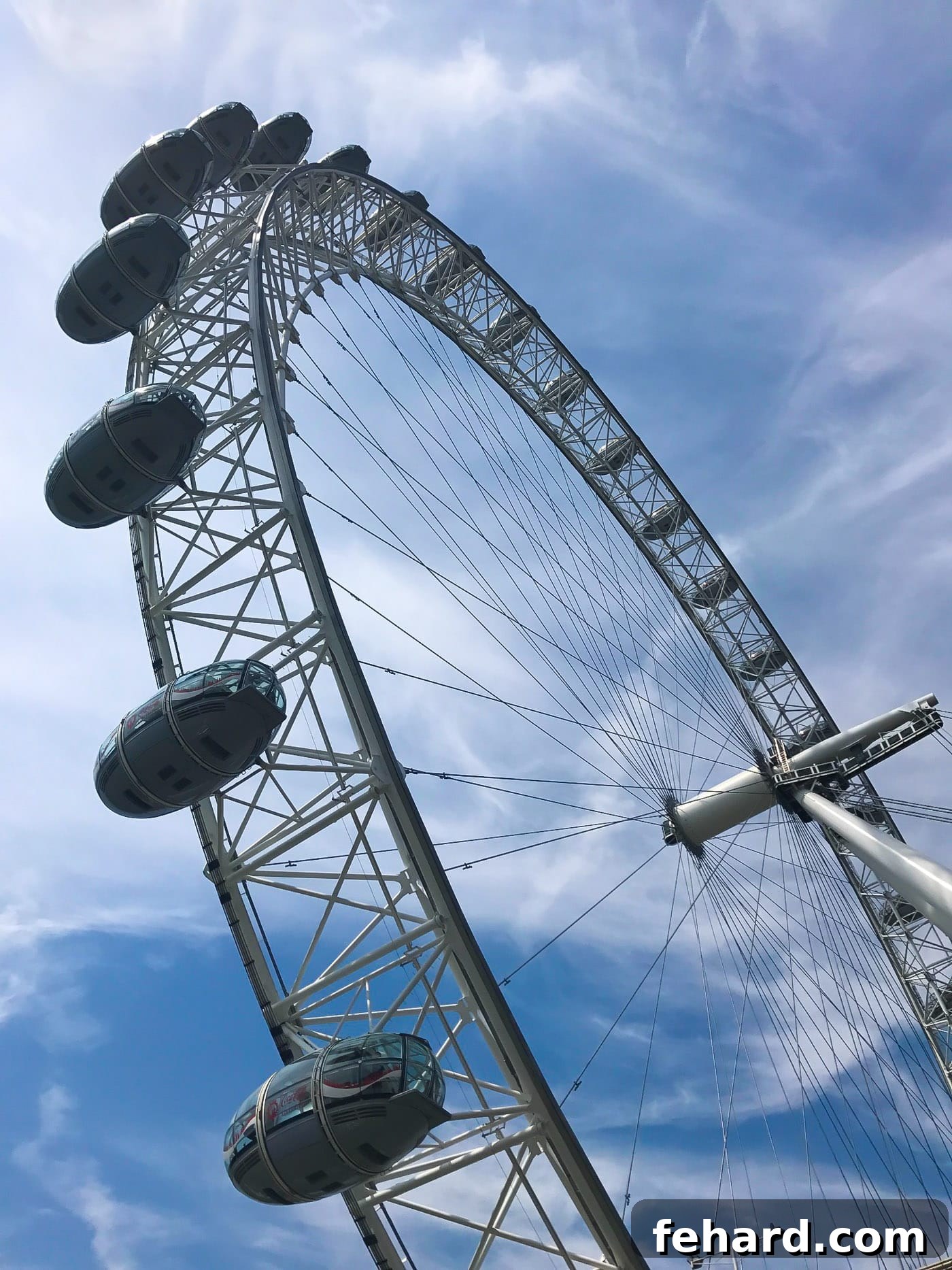 Another captivating view of the London Eye from a different angle
