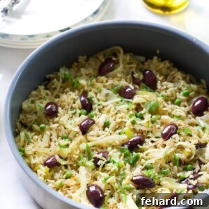 Leek Kalamata Rice