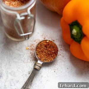 Fajita Seasoning in measuring spoon