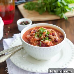 Earthy Slow Cooker Beet Chili 3 Slow Cooker Beet Chili