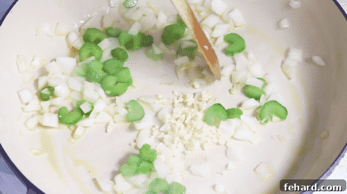 Healthy & Delicious Cauliflower Rice 12 sautéed garlic in the skillet
