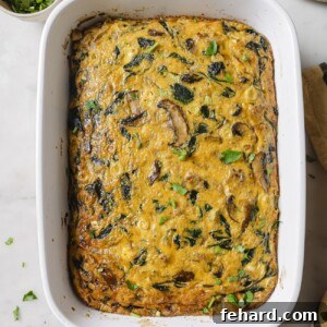 Spinach Mushroom Frittata