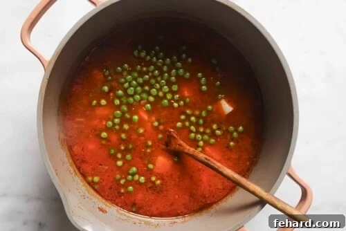 Ground Turkey Soup in a pot