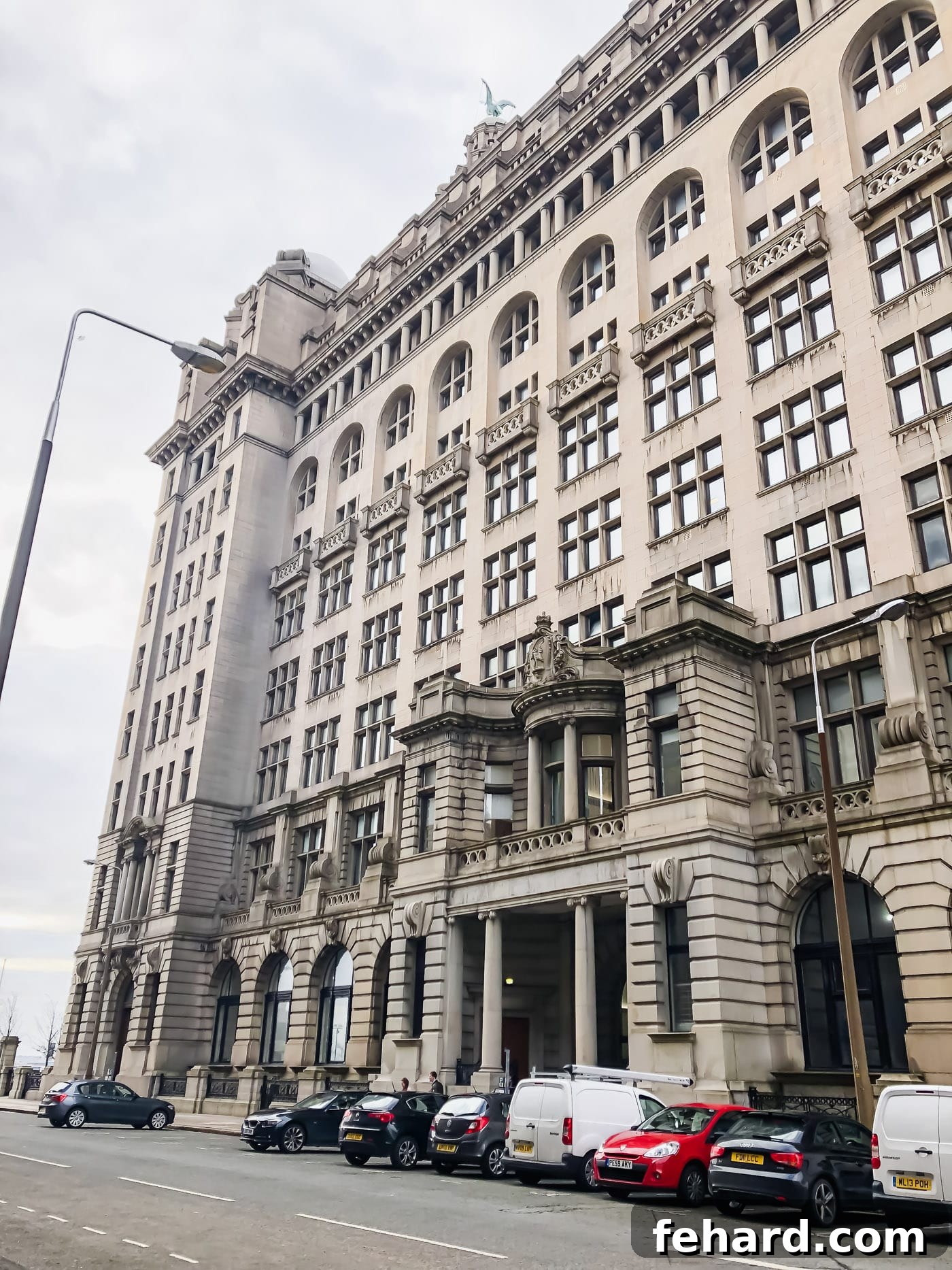 Another view of a luxurious building in Liverpool, highlighting its sophisticated design