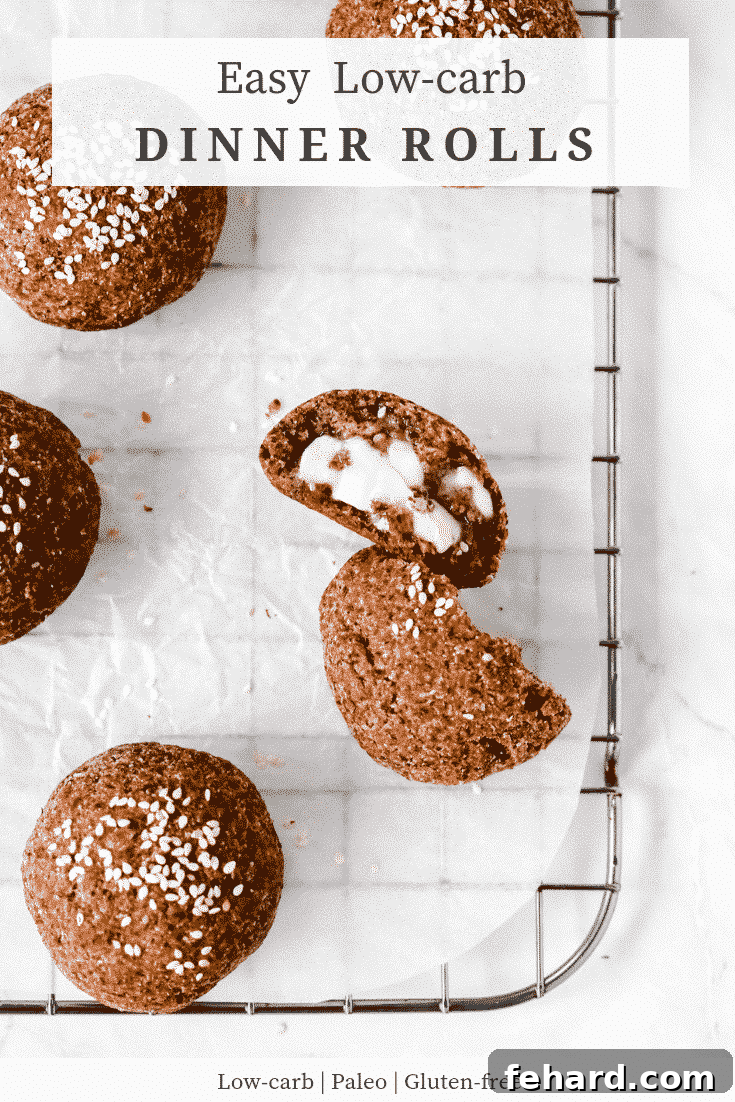 Low-carb Dinner Rolls