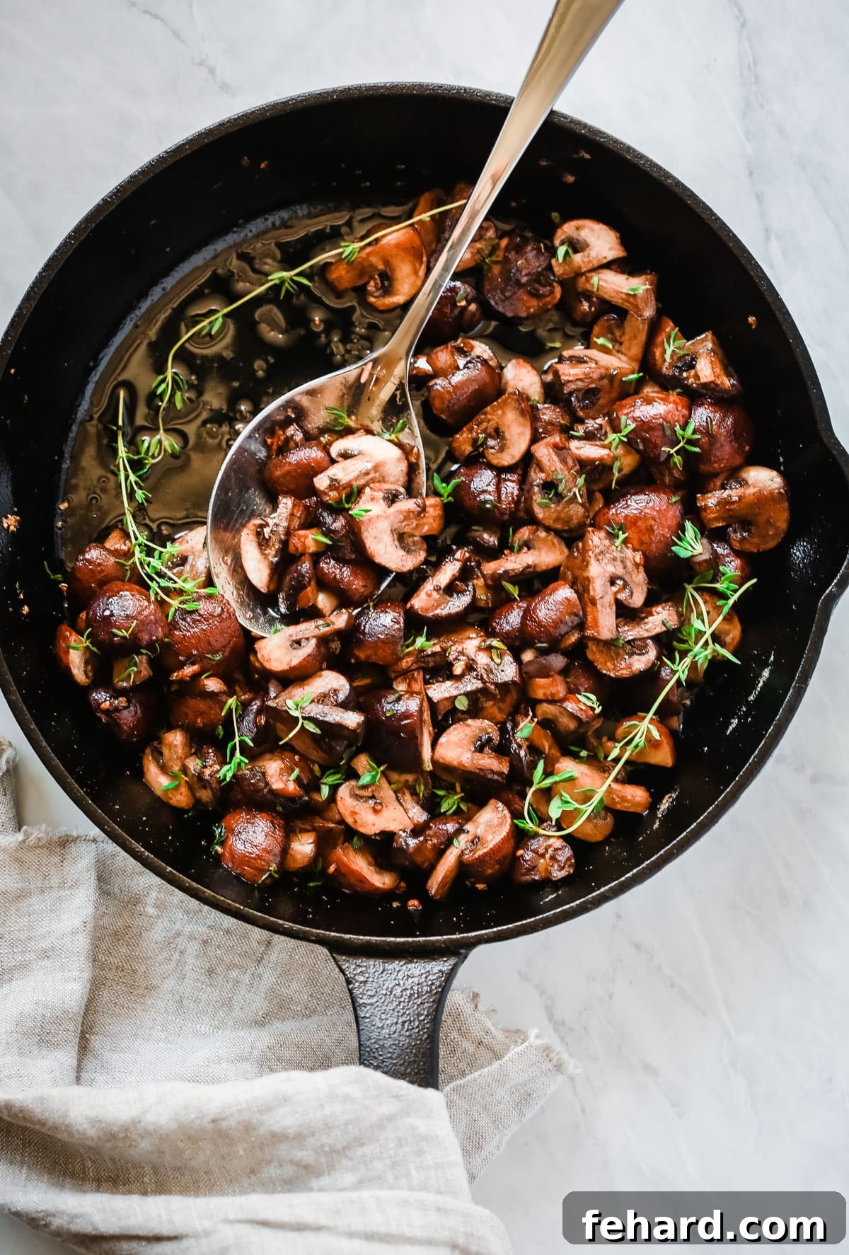 Sizzling Garlic Butter Mushrooms 2 Easy Garlic Butter Mushroom Skillet