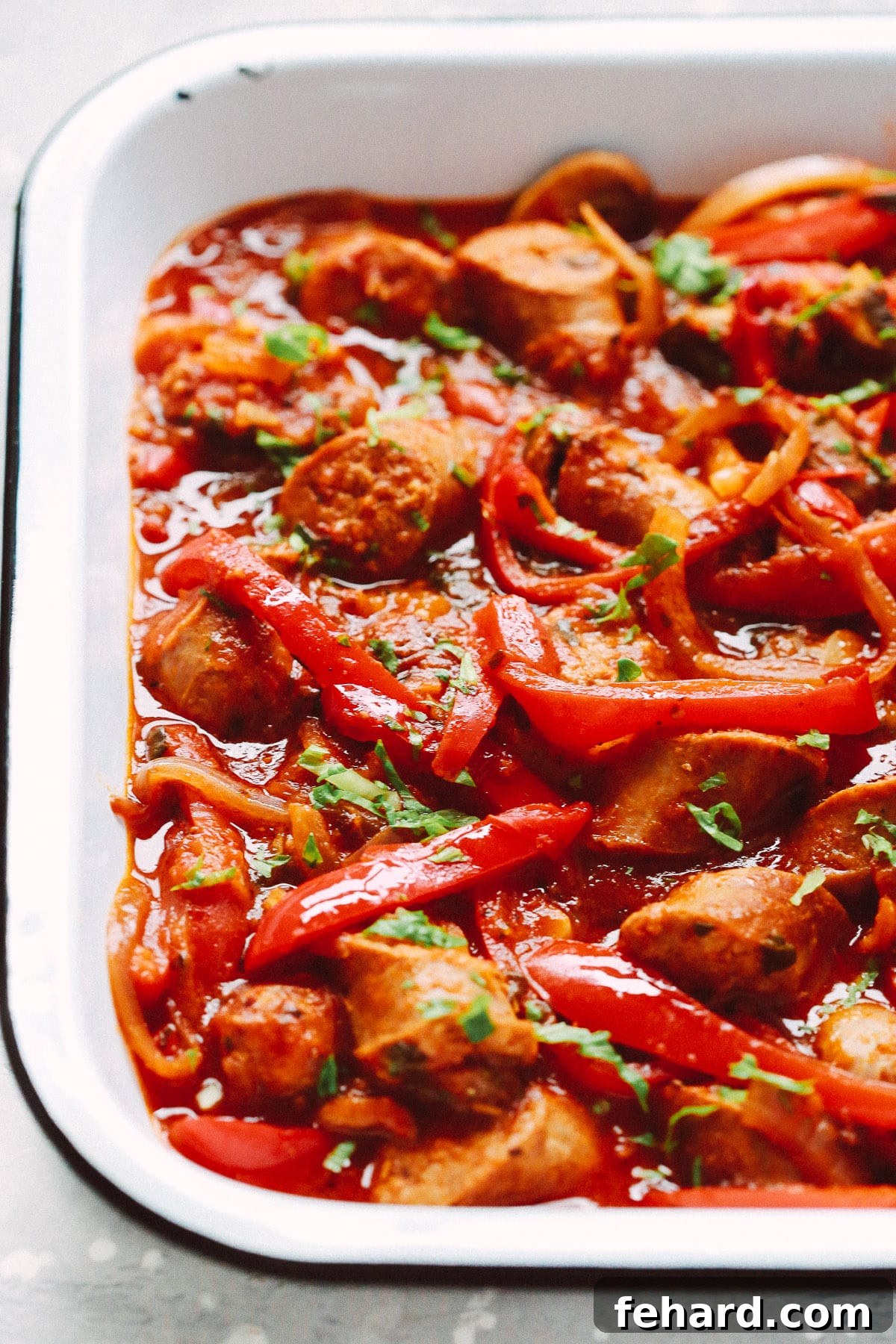 Slow Cooker Italian Sausage and Peppers