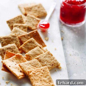 Crispy Almond Flour Crackers 4 Almond Flour Crackers