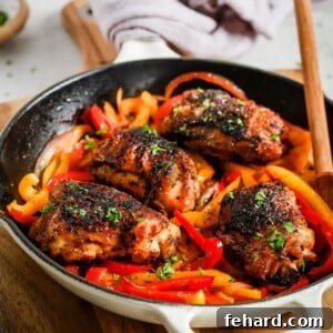 Chicken and Bell Peppers Skillet main image