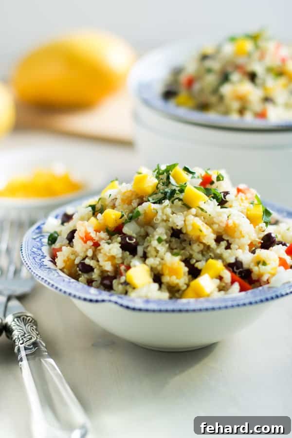 Vibrant Mango Quinoa Salad Primavera Kitchen Recipe