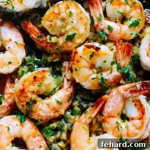 Garlic Butter Shrimp Skillet