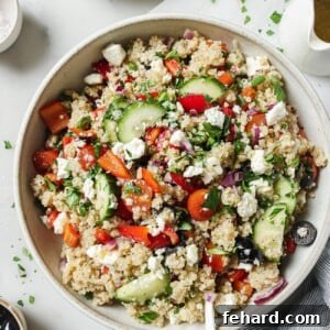 Vibrant Greek Quinoa Salad 8 Greek Quinoa Salad
