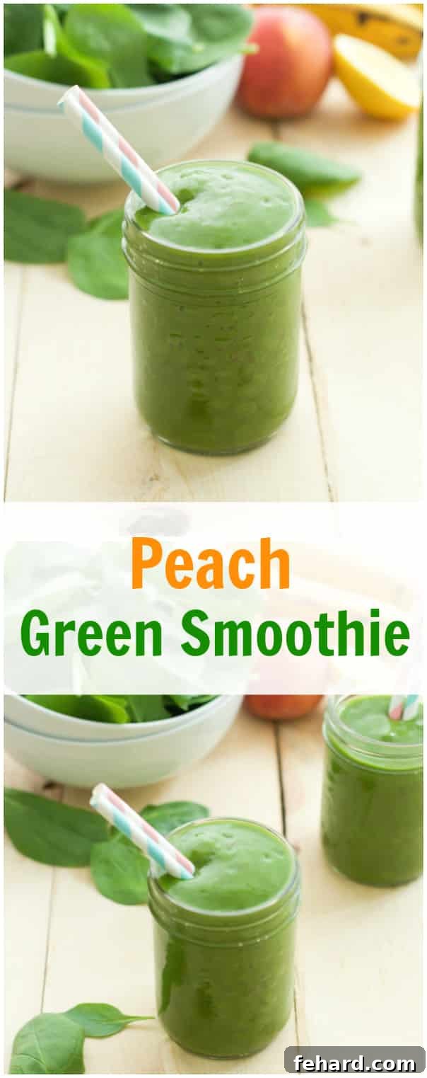 Peach Green Smoothie