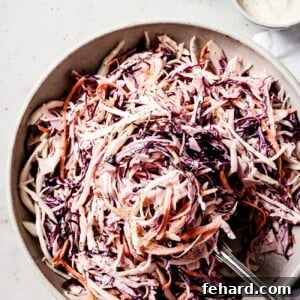 Crisp and Creamy Coleslaw 8 Coleslaw Salad