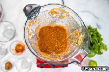 Quick Barbacoa Perfection 4 Blender with Barbacoa Sauce.