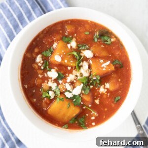 Bowl of Butternut Squash Chili