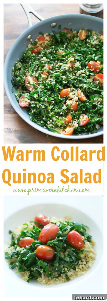 warm Collard Quinoa Salad