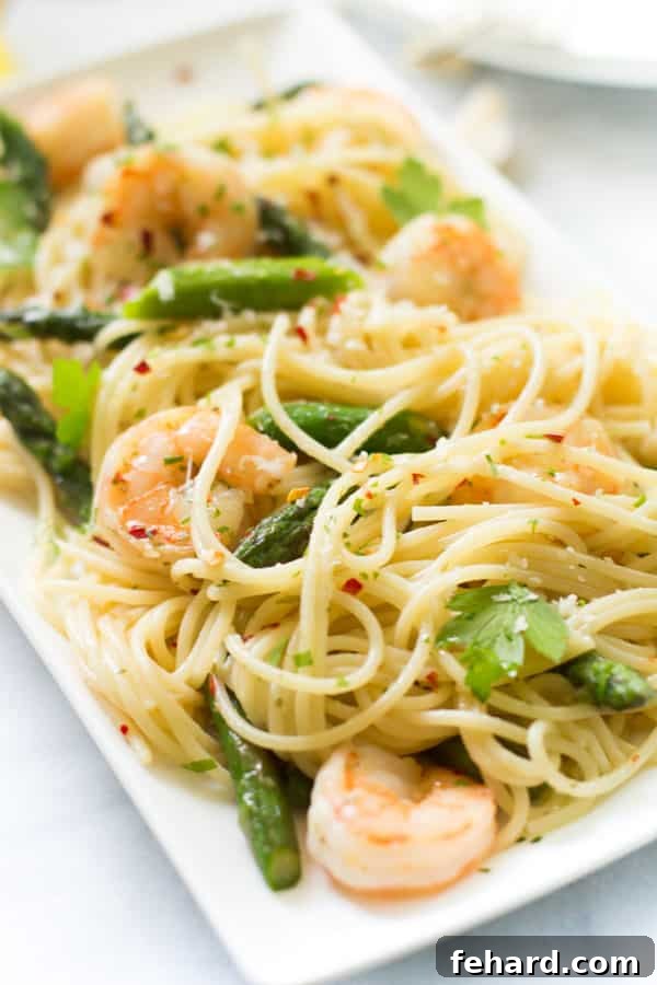 Garlic Shrimp Spaghetti-5