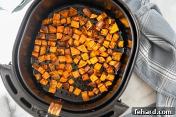Roasted Sweet Potatoes in Air Fryer