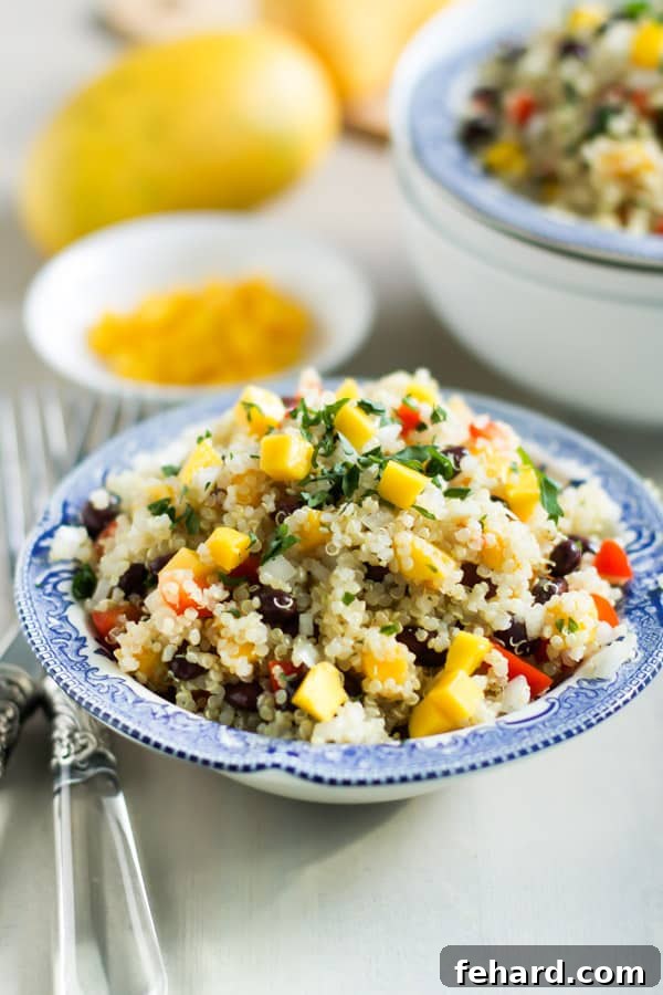 Sunshine Quinoa Carrot Salad 6 Mango Quinoa Salad-7