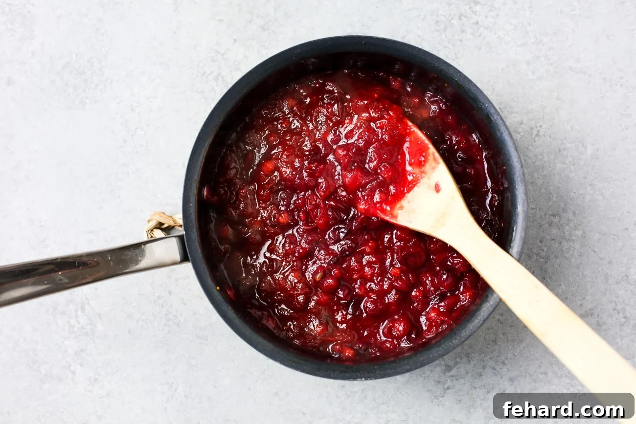 Cranberry in a pot