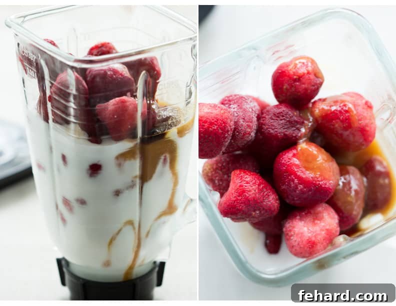 Homemade Strawberry Coconut Milk Ice Cream - a refreshing and wholesome dessert option for summer.