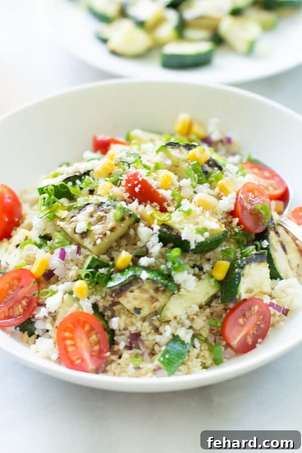 Couscous Salad with zucchini-7