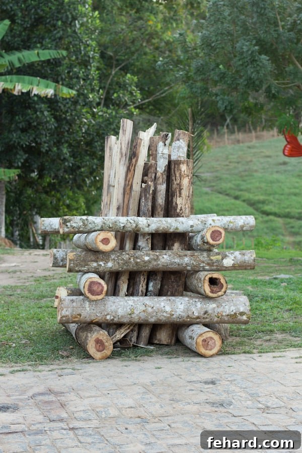 Children playing around a traditional bonfire at a Brazilian June Festival
